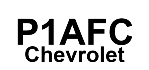 DTC P1AFC Chevrolet - Definição em inglês: Drive Motor 1 Control Module Serial Peripheral Interface (SPI) Bus Definição em Português: Módulo de Controle do Motor de Tração 1 - Interface Serial de Periféricos (SPI) do Barramento