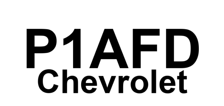 DTC P1AFD Chevrolet - Definição em inglês: Drive Motor 1 Control Module Serial Communications Interface (SCI) Bus Definição em Português: Módulo de Controle do Motor de Tração 1 - Problema na Interface de Comunicação Serial (SCI)