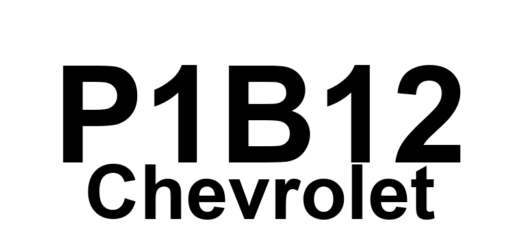 DTC P1B12 Chevrolet - Definição em inglês: Driver Intended Brake Torque Fault Definição em Português: Torque de Freio Desejado pelo Motorista - Falha Detectada