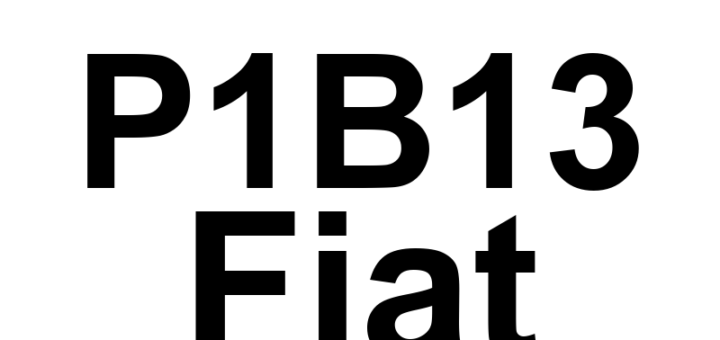 DTC P1B13 Fiat - Definição em inglês: Parkbywire Unintended Out Of Park Position Definição em Português: Parkbywire - Saída não intencional da posição de estacionamento