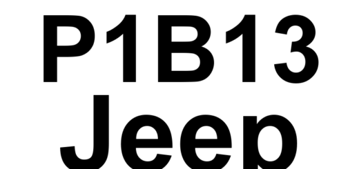 DTC P1B13 Jeep - Definição em inglês: Parkbywire Unintended Out Of Park Position Definição em Português: Parkbywire - Saída não intencional da posição de estacionamento.
