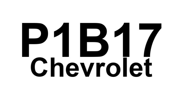 DTC P1B17 Chevrolet - Definição em inglês: Hybrid/EV Battery 27 Circuit Low Voltage Definição em Português: Bateria Híbrida/EV - Tensão Baixa no Circuito 27