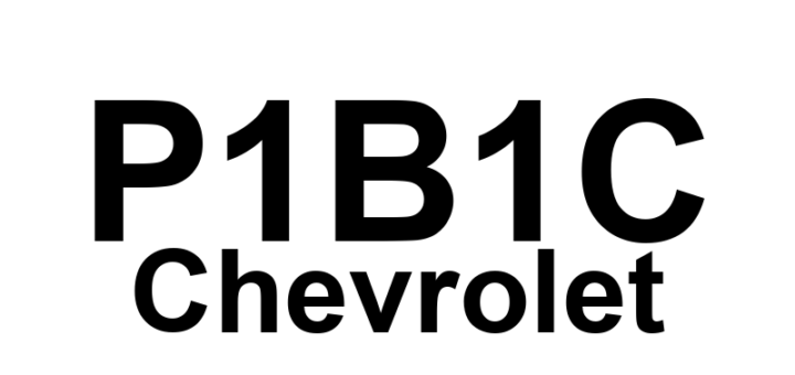 DTC P1B1C Chevrolet - Definição em inglês: Hybrid/EV Battery 29 Circuit Performance Definição em Português: Desempenho do Circuito da Bateria híbrida/EV 29