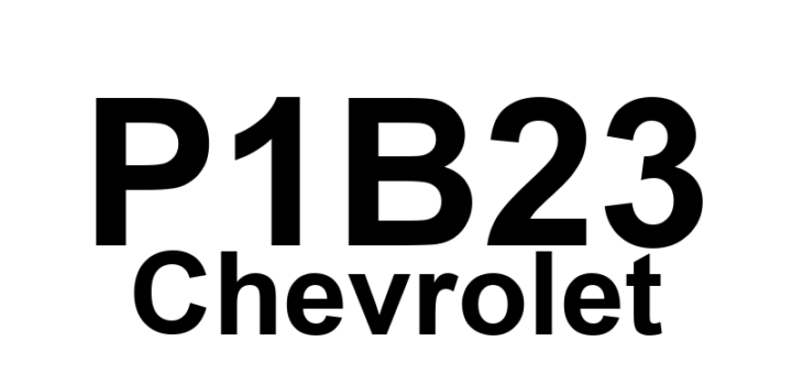 DTC P1B23 Chevrolet - Definição em inglês: Hybrid/EV Battery 31 Circuit Low Voltage Definição em Português: Bateria híbrida/EV - Tensão baixa no circuito 31