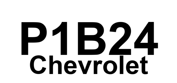DTC P1B24 Chevrolet - Definição em inglês: Hybrid/EV Battery 31 Circuit High Voltage Definição em Português: Bateria híbrida/EV - Alta tensão no circuito 31