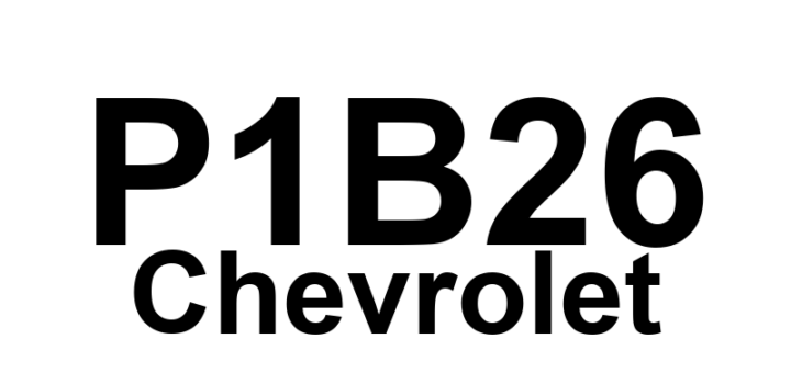 DTC P1B26 Chevrolet - Definição em inglês: Hybrid/EV Battery 32 Circuit Low Voltage Definição em Português: Circuito da Bateria Híbrida/EV 32 - Baixa Tensão