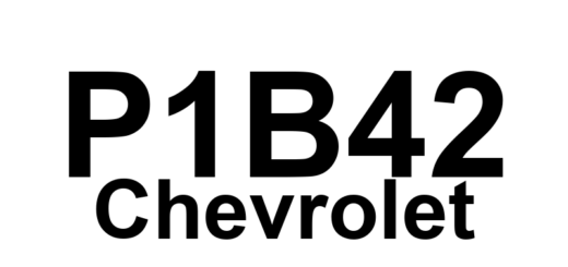 DTC P1B42 Chevrolet - Definição em inglês: Drive Motor 2 Control Module Hybrid/EV Battery Voltage Isolation Sensing Performance Definição em Português: Módulo de Controle do Motor de Tração 2 - Desempenho de Detecção de Isolamento de Tensão da Bateria Híbrida/EV