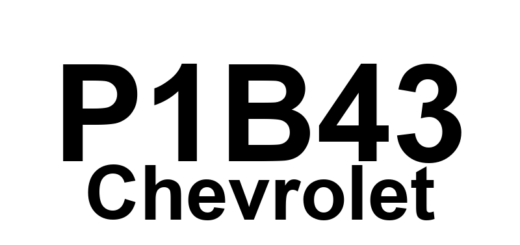 DTC P1B43 Chevrolet - Definição em inglês: Drive Motor 2 Control Module Hybrid/EV Battery Voltage Isolation Sensor Circuit 2 Low Voltage Definição em Português: Módulo de Controle do Motor de Tração 2 - Circuito do Sensor de Isolamento de Voltagem da Bateria Híbrida/EV 2 com Baixa Voltagem