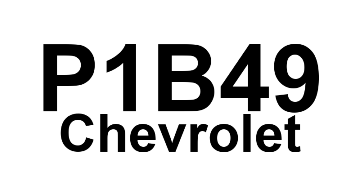 DTC P1B49 Chevrolet - Definição em inglês: Hybrid/EV Battery 34 Circuit Low Voltage Definição em Português: Bateria Híbrida/EV - Baixa Voltagem no Circuito 34