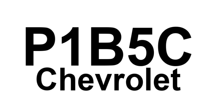 DTC P1B5C Chevrolet - Definição em inglês: Hybrid/EV Battery 40 Circuit High Voltage Definição em Português: Bateria Híbrida/EV - Circuito 40 com Alta Tensão