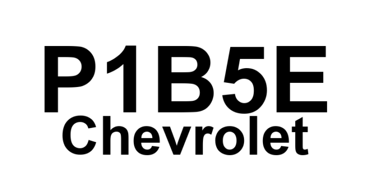 DTC P1B5E Chevrolet - Definição em inglês: Hybrid/EV Battery 41 Circuit Low Voltage Definição em Português: Bateria Híbrida/EV - Baixa Tensão no Circuito 41