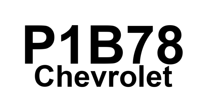 DTC P1B78 Chevrolet - Definição em inglês: Hybrid/EV Battery 50 Circuit Performance Definição em Português: Circuito da Bateria Híbrida/EV 50 - Desempenho do Circuito