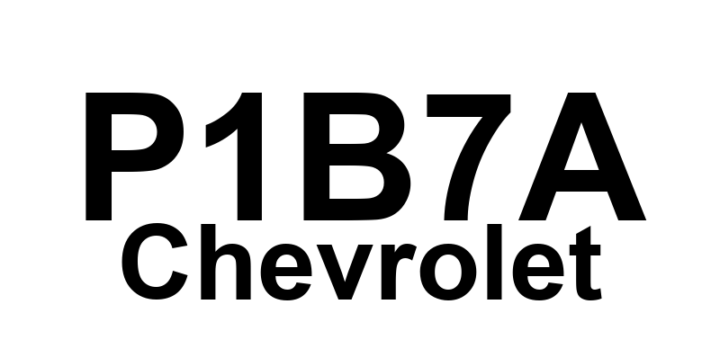 DTC P1B7A Chevrolet - Definição em inglês: Hybrid/EV Battery 50 Circuit High Voltage Definição em Português: Bateria híbrida/EV - Circuito 50 com alta tensão