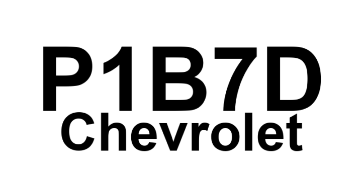 DTC P1B7D Chevrolet - Definição em inglês: Hybrid/EV Battery 51 Circuit High Voltage Definição em Português: Bateria Híbrida/EV - Tensão Alta no Circuito 51