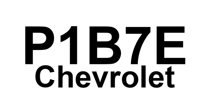 DTC P1B7E Chevrolet - Definição em inglês: Hybrid/EV Battery 52 Circuit Performance Definição em Português: Desempenho do Circuito da Bateria Híbrida/EV 52.