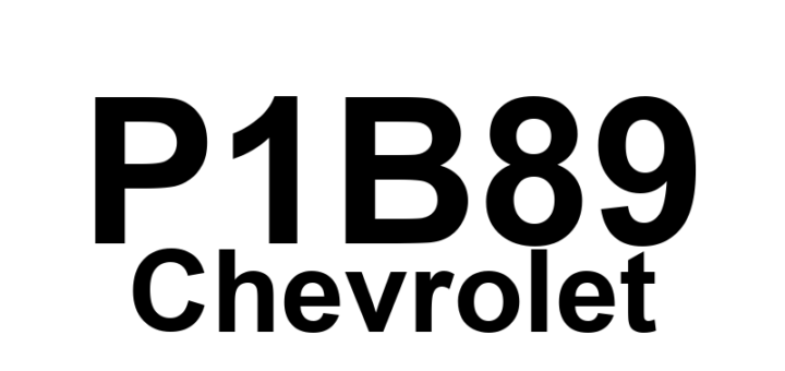 DTC P1B89 Chevrolet - Definição em inglês: Hybrid/EV Battery 55 Circuit High Voltage Definição em Português: Bateria Híbrida/EV - Tensão Alta no Circuito 55