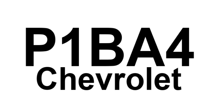 DTC P1BA4 Chevrolet - Definição em inglês: Hybrid/EV Battery 64 Circuit High Voltage Definição em Português: Circuito da Bateria Híbrida/EV 64 - Tensão Alta