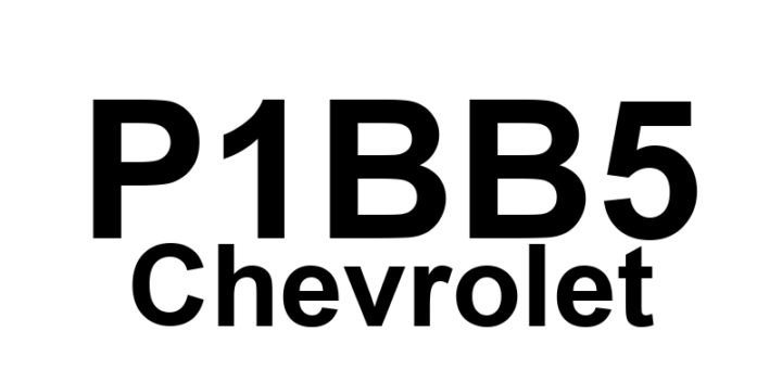 DTC P1BB5 Chevrolet - Definição em inglês: Hybrid/EV Battery 70 Circuit Low Voltage Definição em Português: Bateria Híbrida/EV - Voltagem Baixa no Circuito 70