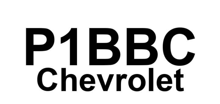 DTC P1BBC Chevrolet - Definição em inglês: Hybrid/EV Battery 72 Circuit High Voltage Definição em Português: Bateria Híbrida/EV - Alta Tensão no Circuito 72