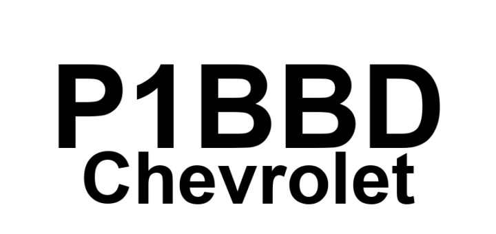 DTC P1BBD Chevrolet - Definição em inglês: Hybrid/EV Battery 73 Circuit Performance Definição em Português: Bateria do Híbrido/EV - Desempenho do Circuito 73
