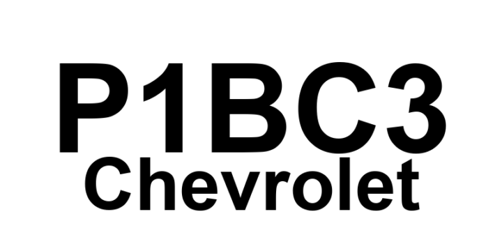 DTC P1BC3 Chevrolet - Definição em inglês: Hybrid/EV Battery 75 Circuit Performance Definição em Português: Bateria Híbrida/EV - Desempenho do Circuito 75