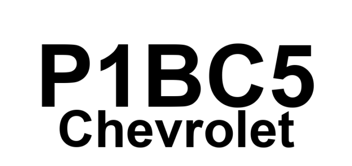 DTC P1BC5 Chevrolet - Definição em inglês: Hybrid/EV Battery 75 Circuit High Voltage Definição em Português: Bateria Híbrida/EV - Alta Voltagem no Circuito 75