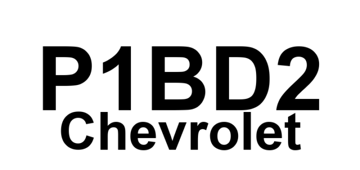 DTC P1BD2 Chevrolet - Definição em inglês: Hybrid/EV Battery 80 Circuit Performance Definição em Português: Bateria híbrida/EV - Desempenho do circuito 80