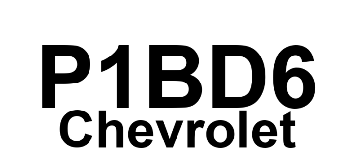 DTC P1BD6 Chevrolet - Definição em inglês: Hybrid/EV Battery 81 Circuit Low Voltage Definição em Português: Bateria híbrida/veículo elétrico - Circuito 81 com baixa tensão