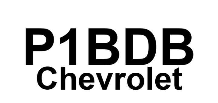 DTC P1BDB Chevrolet - Definição em inglês: Hybrid/EV Battery 83 Circuit Performance Definição em Português: Bateria Híbrida/EV - Desempenho do Circuito 83
