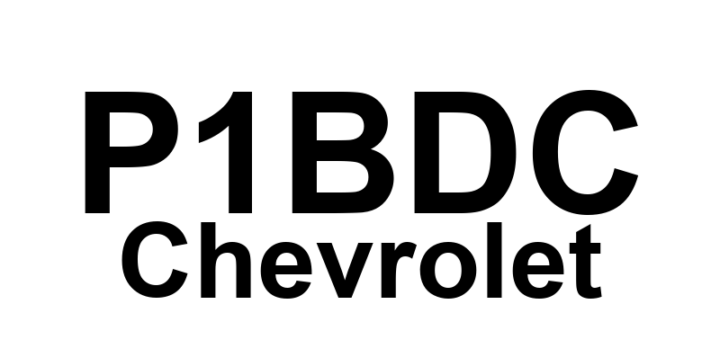 DTC P1BDC Chevrolet - Definição em inglês: Hybrid/EV Battery 83 Circuit Low Voltage Definição em Português: Bateria Híbrida/EV - Circuito de Baixa Voltagem (83)