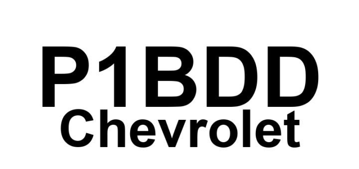 DTC P1BDD Chevrolet - Definição em inglês: Hybrid/EV Battery 83 Circuit High Voltage Definição em Português: Circuito 83 da Bateria Híbrida/EV - Alta Tensão