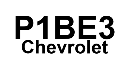 DTC P1BE3 Chevrolet - Definição em inglês: Hybrid/EV Battery 85 Circuit High Voltage Definição em Português: Bateria Híbrida/EV - Tensão Alta no Circuito 85