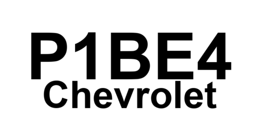 DTC P1BE4 Chevrolet - Definição em inglês: Hybrid/EV Battery 86 Circuit Performance Definição em Português: Bateria Híbrida/EV - Desempenho do Circuito 86
