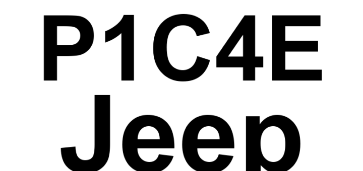 DTC P1C4E Jeep - Definição em inglês: ABS DTC Present Definição em Português: Código de Falha do ABS - Presente