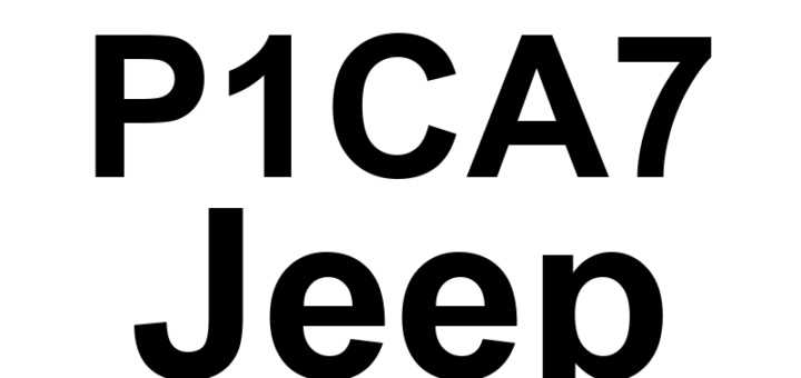 DTC P1CA7 Jeep - Definição em inglês: Ignition Solenoid Control Circuit (Short To Battery Or Open) Definição em Português: Circuito de Controle do Solenoide de Ignição - Curto para a Bateria ou Aberto