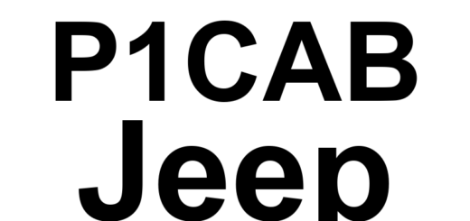 DTC P1CAB Jeep - Definição em inglês: K1 Electrovalve Specific Fault - Circuit Open Definição em Português: Válvula Eletromagnética K1 - Falha Específica (Circuito Aberto)