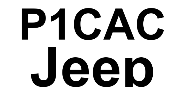 DTC P1CAC Jeep - Definição em inglês: K1 Electrovalve Specific Fault - General Electrical Failure Definição em Português: Eletroválvula K1 - Falha Elétrica Geral