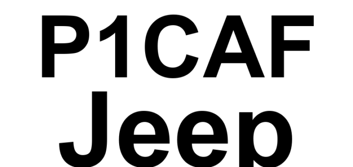 DTC P1CAF Jeep - Definição em inglês: 1st-3rd-5th Disengaged - Actuator Slipping Definição em Português: 1ª-3ª-5ª Marchas Desengatadas - Atuador Deslizante
