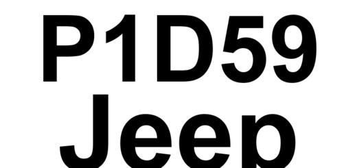 DTC P1D59 Jeep - Definição em inglês: Supply Sensor A -Vs1 - Circuit Voltage Out Of Range Definição em Português: Sensor de Alimentação A - Vs1 - Voltagem do Circuito Fora da Faixa
