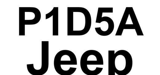 DTC P1D5A Jeep - Definição em inglês: Supply Sensor B -Vs2 - Circuit Voltage Out Of Range Definição em Português: Sensor de Alimentação B - Vs2 - Tensão do Circuito Fora da Faixa