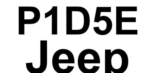 DTC P1D5E Jeep - Definição em inglês: Battery Voltage Line1 -Vehicle Connector - Circuit Short To Ground Or Open Definição em Português: Linha de Tensão da Bateria 1 - Conector do Veículo - Circuito em Curto com o Terra ou Aberto.