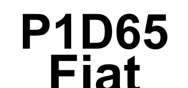 DTC P1D65 Fiat - Definição em inglês: Cylinder 1 Oil Supply Solenoid Valve Performance Definição em Português: Válvula Solenoide de Suprimento de Óleo do Cilindro 1 - Desempenho.