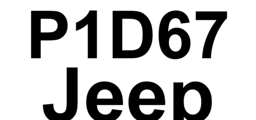 DTC P1D67 Jeep - Definição em inglês: Cylinder 3 Oil Supply Solenoid Valve Performance Definição em Português: Válvula Solenoide de Alimentação de Óleo do Cilindro 3 - Desempenho