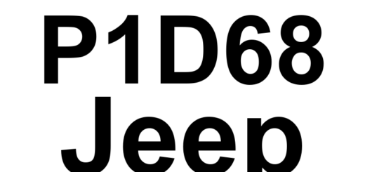 DTC P1D68 Jeep - Definição em inglês: Cylinder 4 Oil Supply Solenoid Valve Performance Definição em Português: Válvula Solenoide de Fornecimento de Óleo do Cilindro 4 - Desempenho Insatisfatório
