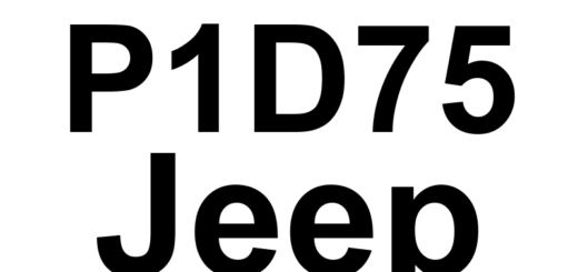 DTC P1D75 Jeep - Definição em inglês: Mechanical Out Of Range On 5th-Rm Actuator Mechanical Failures Definição em Português: Atuador da 5ª marcha - Falhas mecânicas fora da faixa operacional.