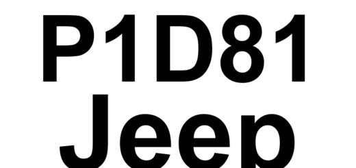 DTC P1D81 Jeep - Definição em inglês: Downstream Lambda Probe Functional Test Signal Stuck Low Definição em Português: Sonda Lambda Abaixo do Catalisador - Sinal Preso em Baixo