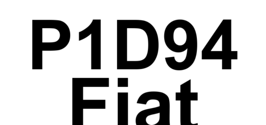 DTC P1D94 Fiat - Definição em inglês: TCM Internal SBW Calibration Mismatch Definição em Português: Módulo de Controle da Transmissão - Incompatibilidade Interna de Calibração da Troca de Marcha por Sinal.