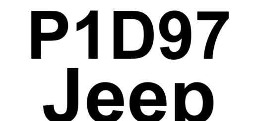 DTC P1D97 Jeep - Definição em inglês: Incorrect Gear Ratio Clutch A Or D Defective Definição em Português: Relação de Marcha Incorreta - Embreagem A ou D Defeituosa