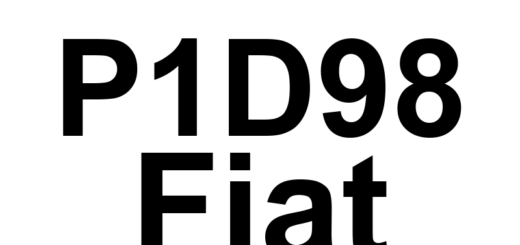 DTC P1D98 Fiat - Definição em inglês: Incorrect Gear Ratio Clutch B Or D Defective Definição em Português: Relação de Marcha Incorreta - Embreagem B ou D Defeituosa