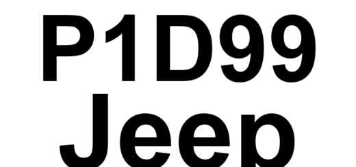 DTC P1D99 Jeep - Definição em inglês: Incorrect Gear Ratio Clutch B Or E Defective Definição em Português: Relação de Marcha Incorreta - Embreagem B ou E Defeituosa